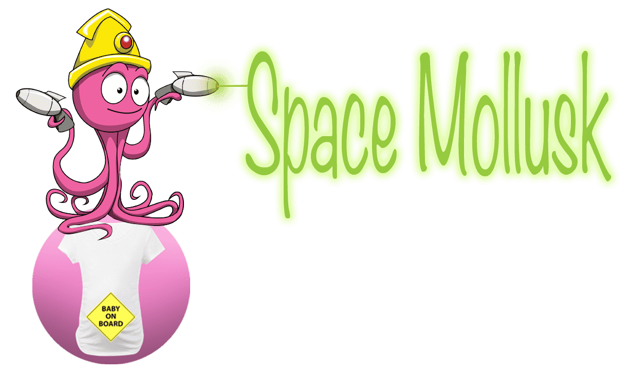 Space Mollusk maternity t-shirts