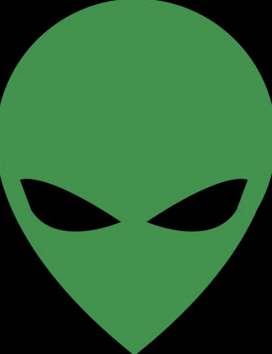 green aliens from mars