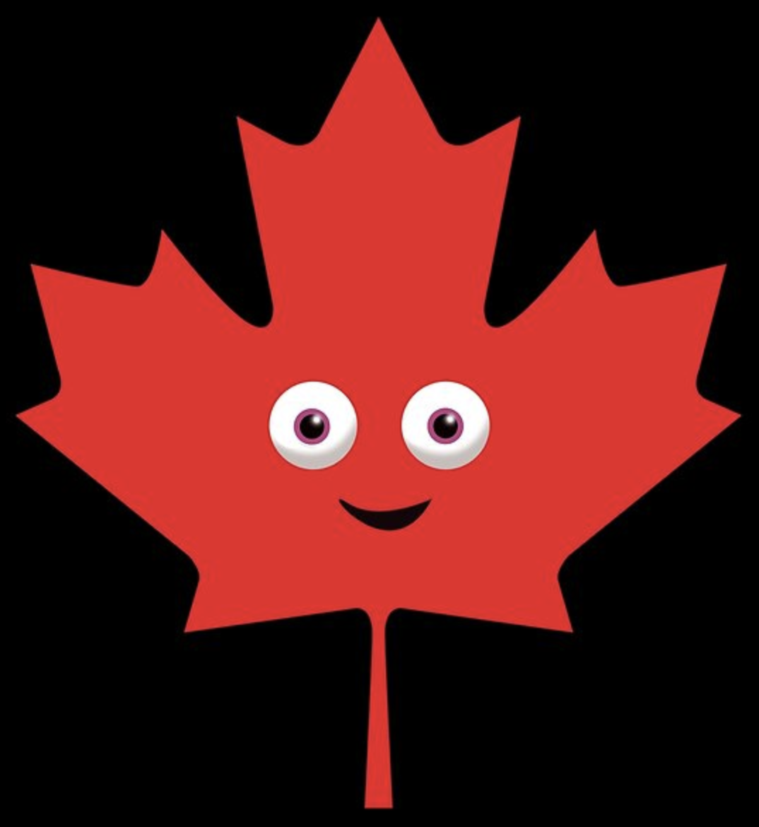 Canadian HAPPY MAPLE LEAF