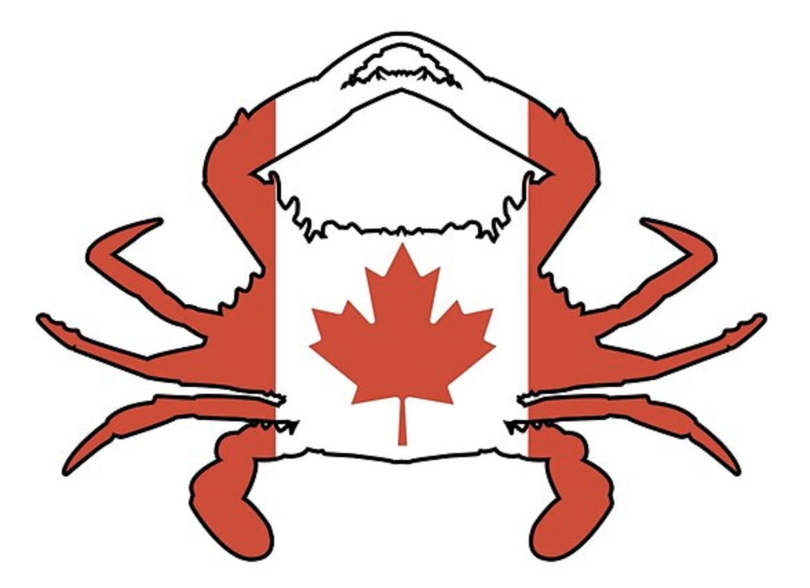 Canadian crab flag