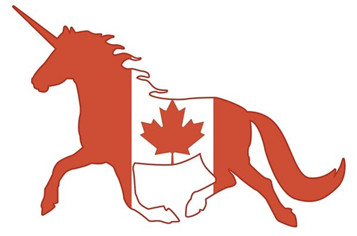 Canadian unicorn flag