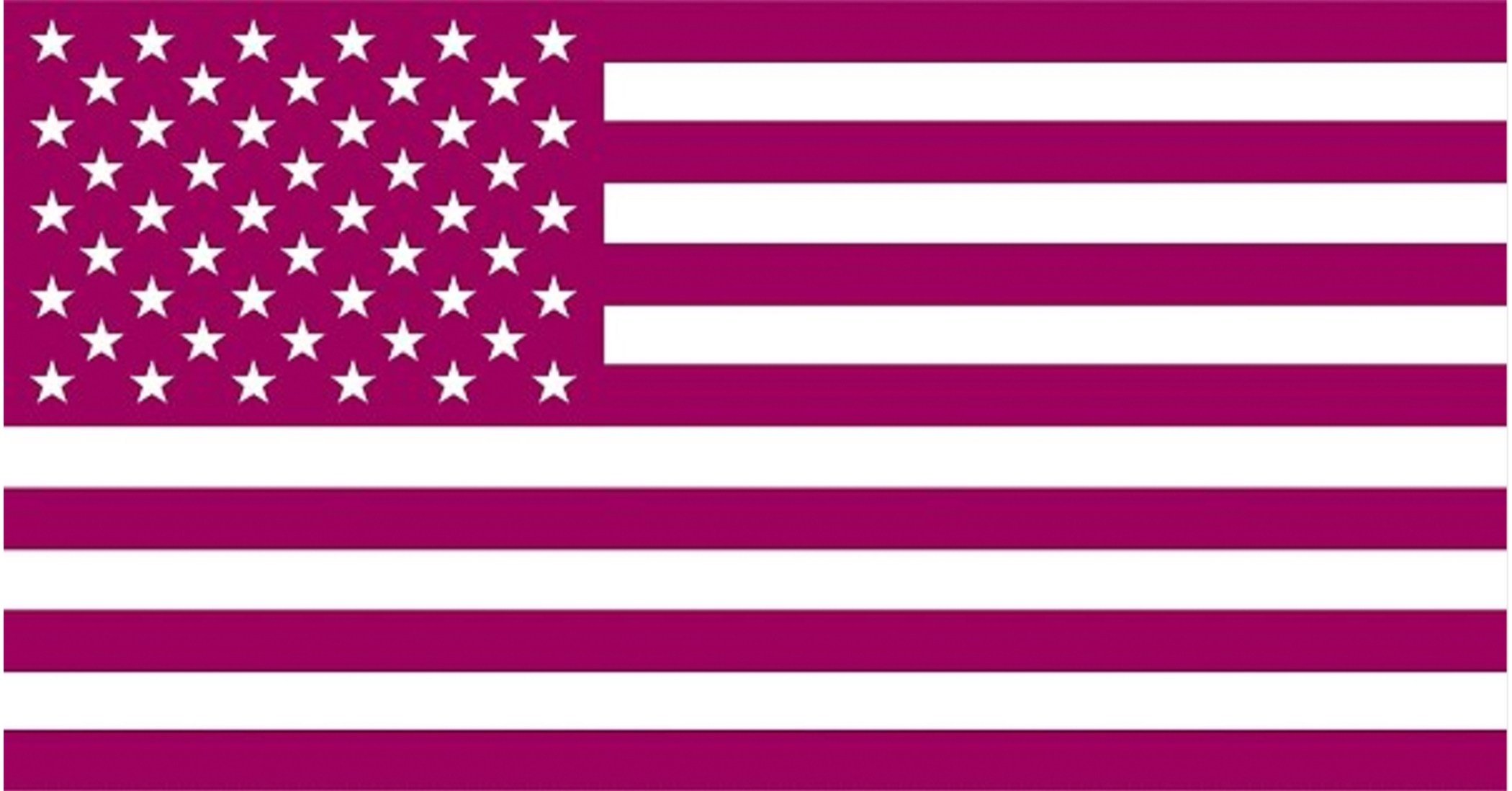 Burgandy United States Flag