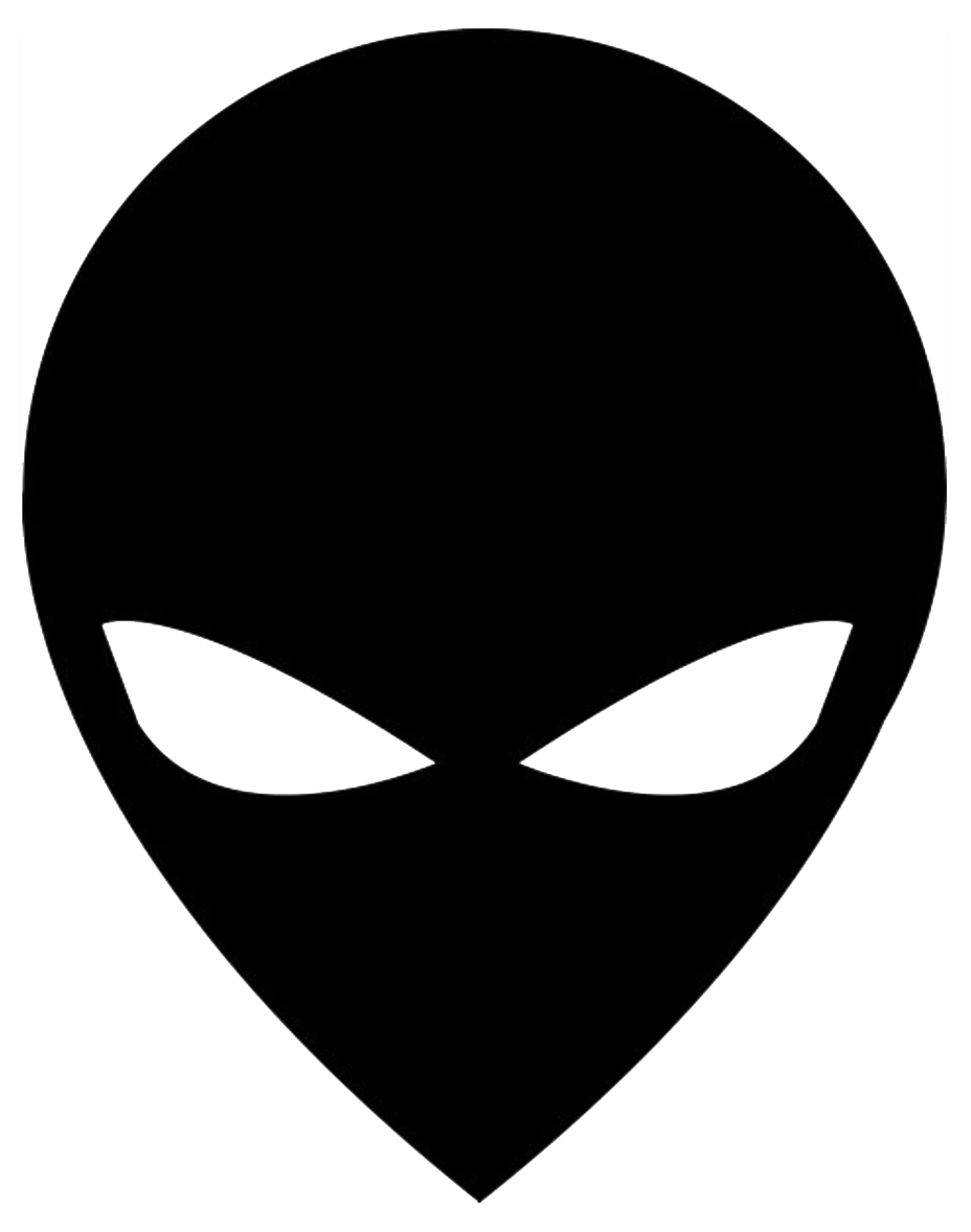 Black alien emblem