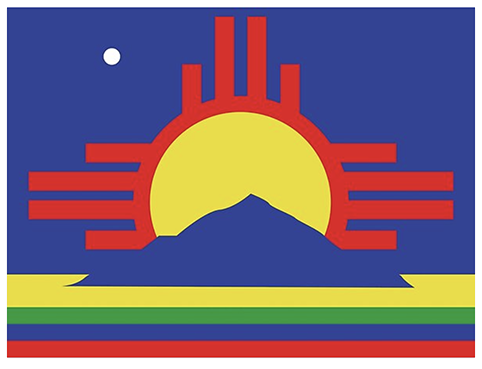 Roswell Flag, New Mexico