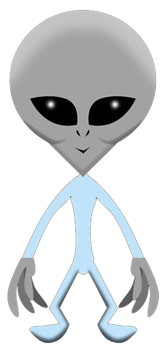 alien grey cartoon