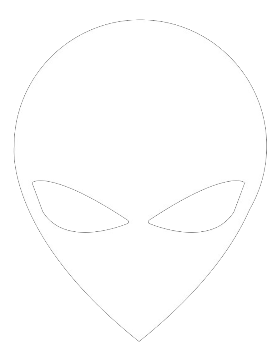 white alien emblem