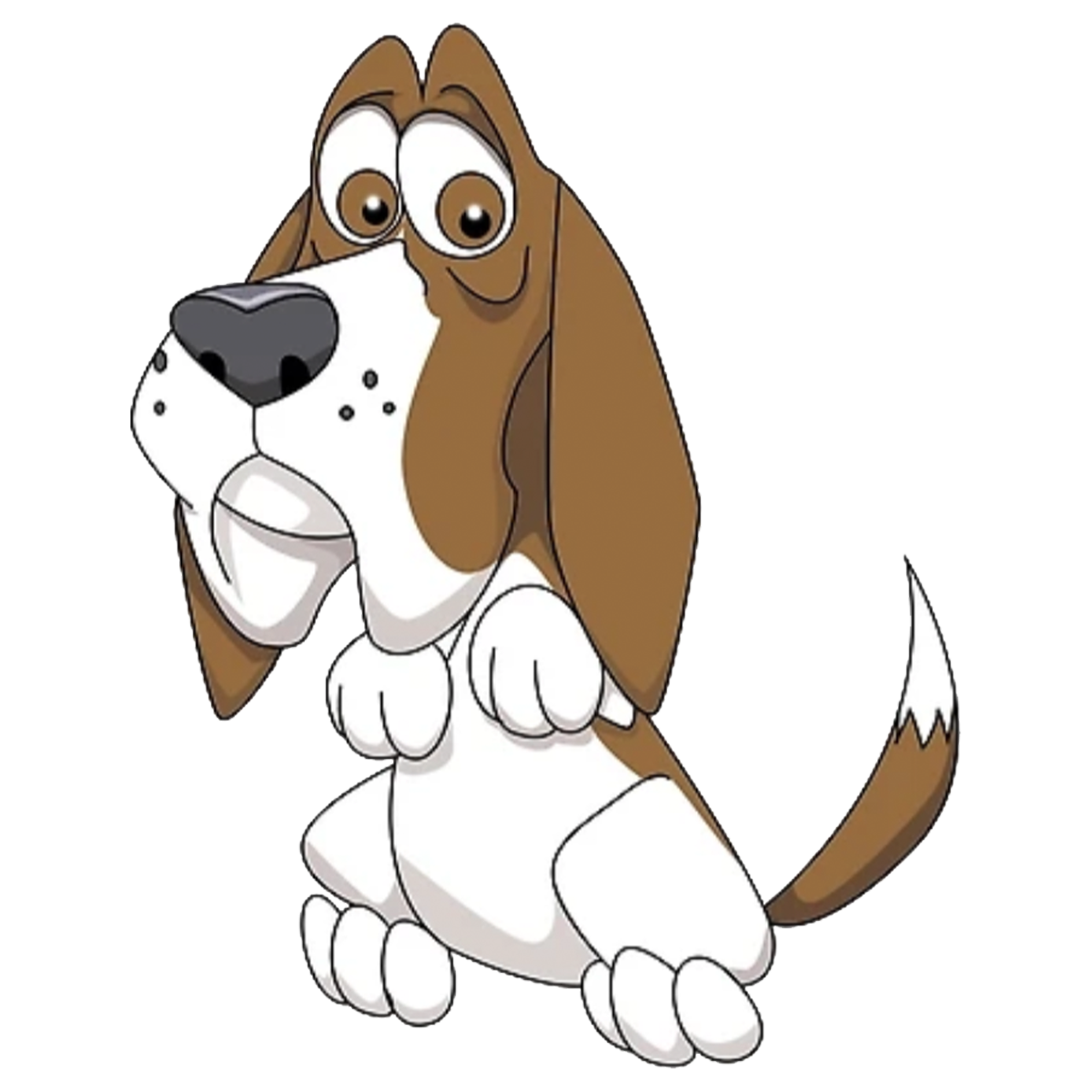 Basset Hound cartoon