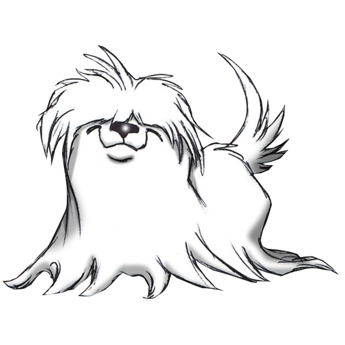 maltese dog cartoon